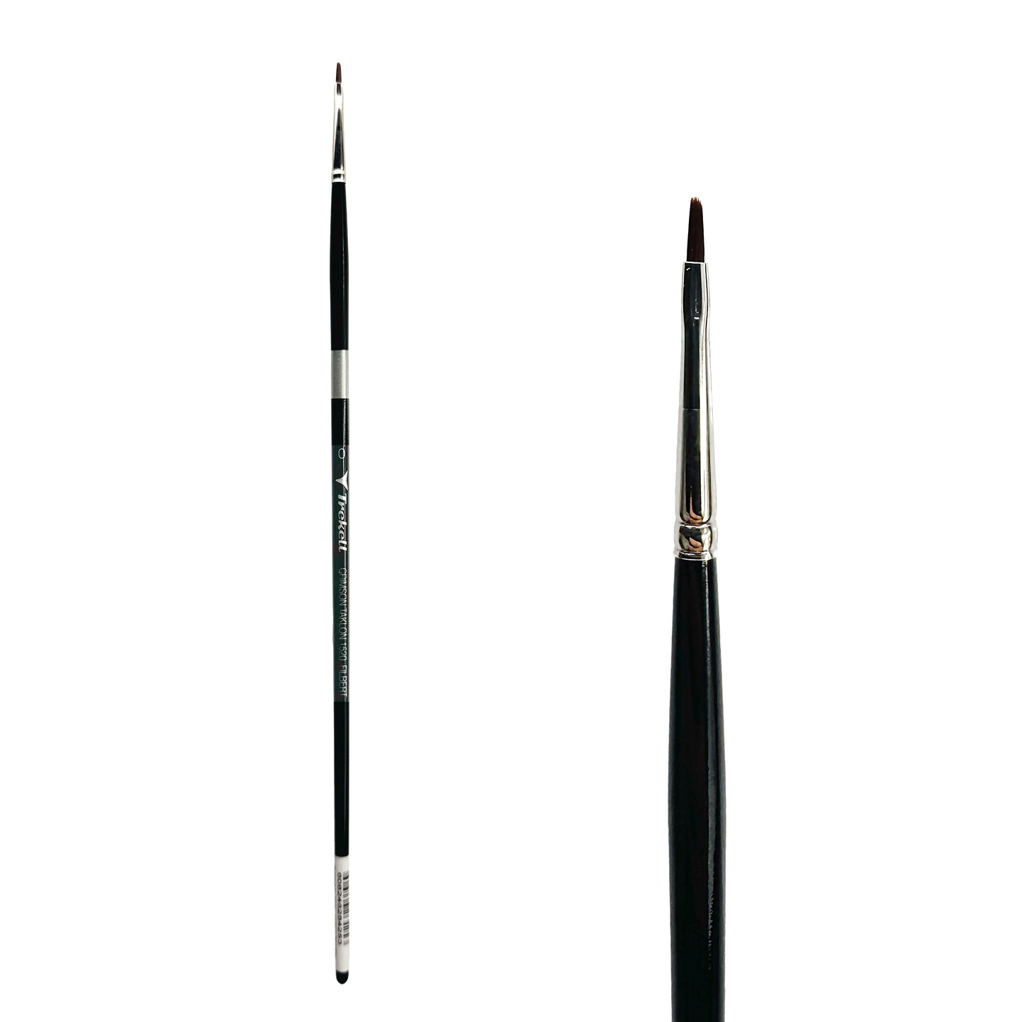 Trekell Crimson Taklon #0 Filbert Brush - Long Handle