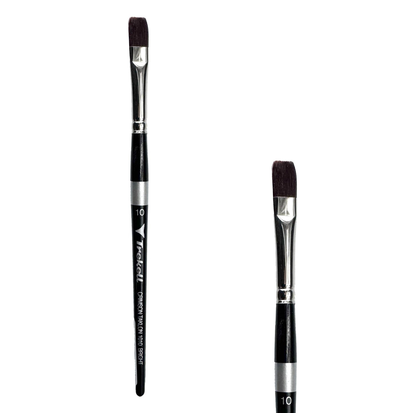 Trekell Crimson Taklon #10 Bright Brush - Short Handle
