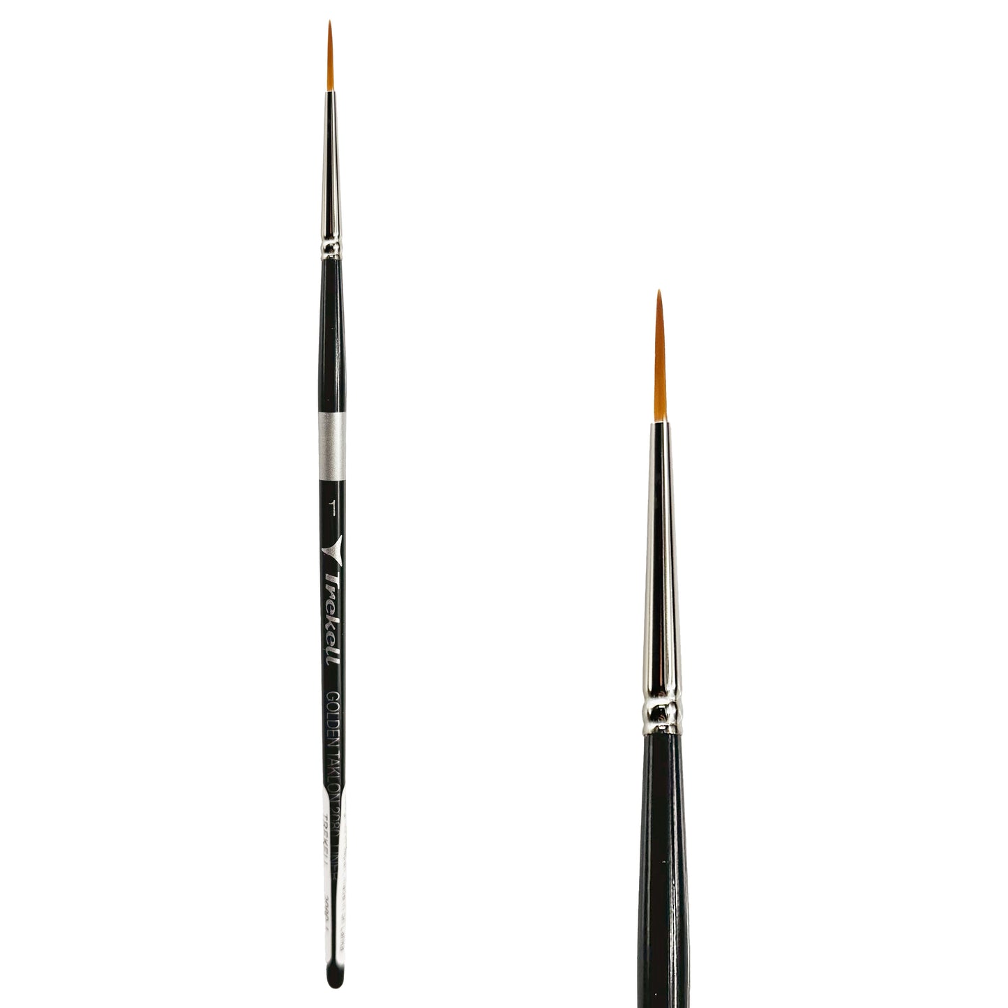 Trekell Golden Taklon #1 Liner Brush - Short Handle