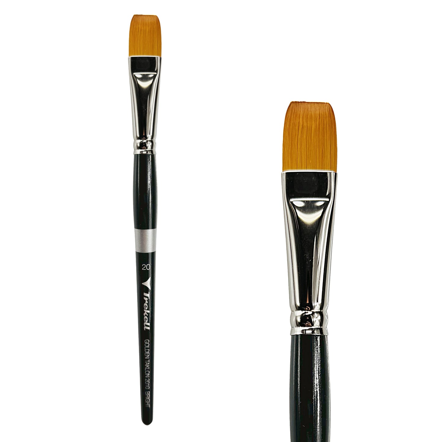 Trekell Golden Taklon #20 Bright Brush - Short Handle