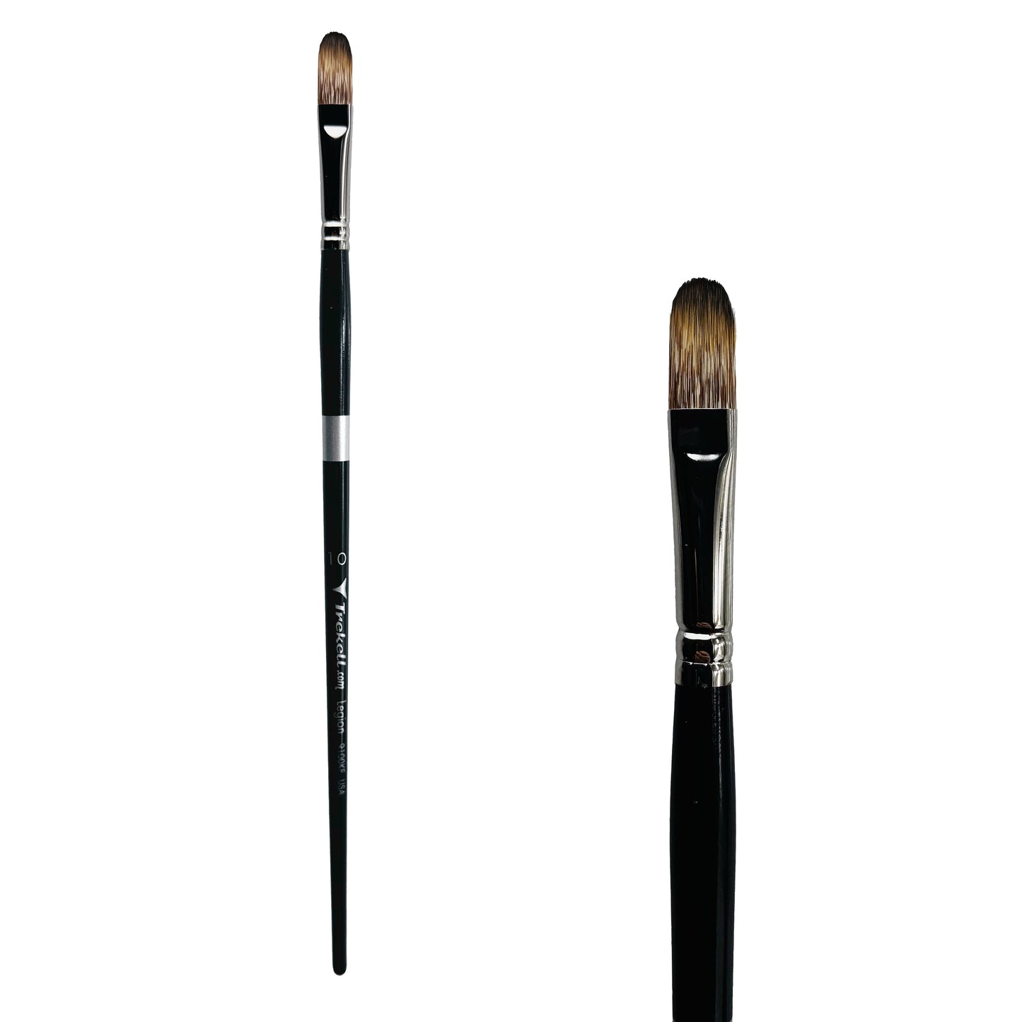 Trekell Legion #10 Filbert Brush - Long Handle