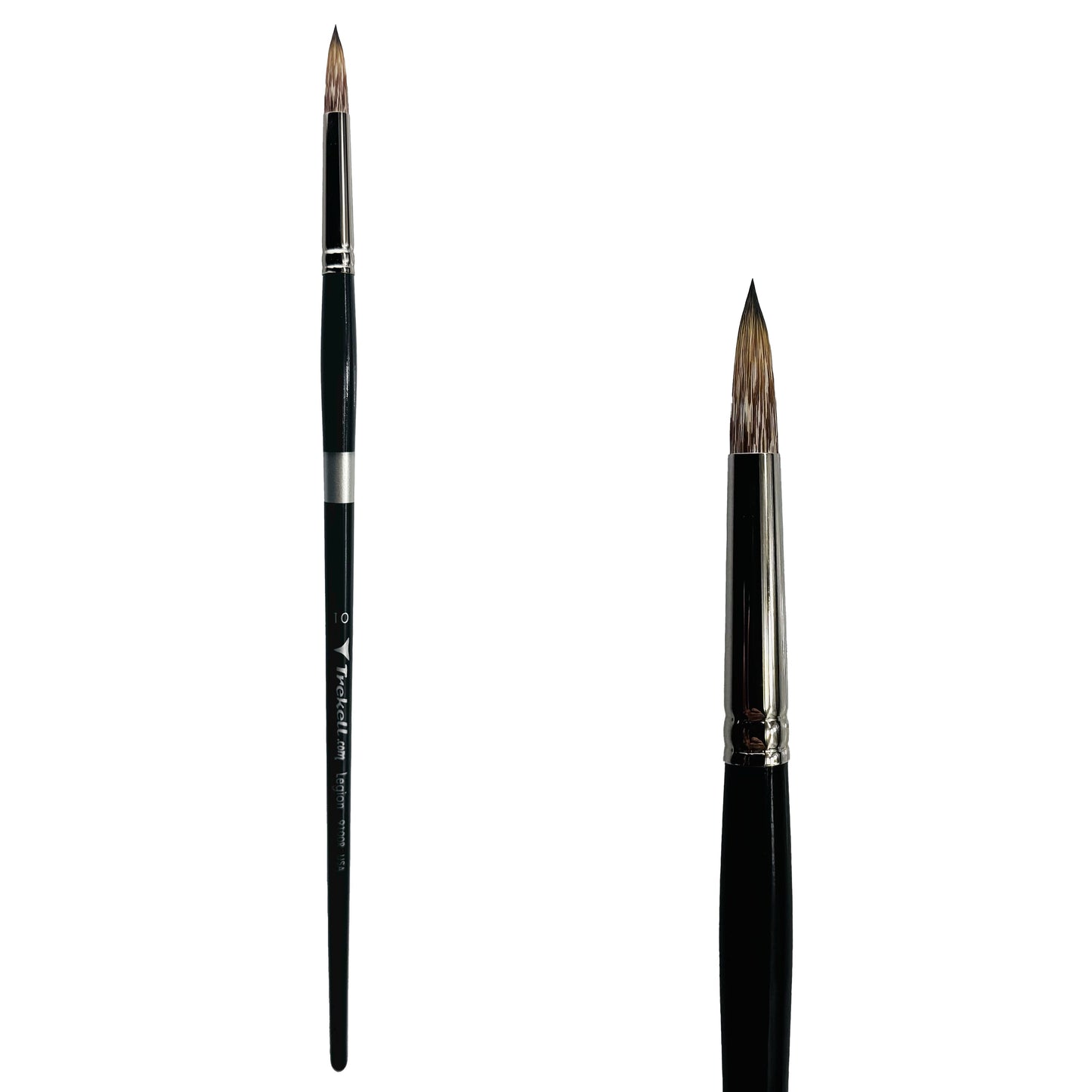 Trekell Legion #10 Round Brush - Long Handle
