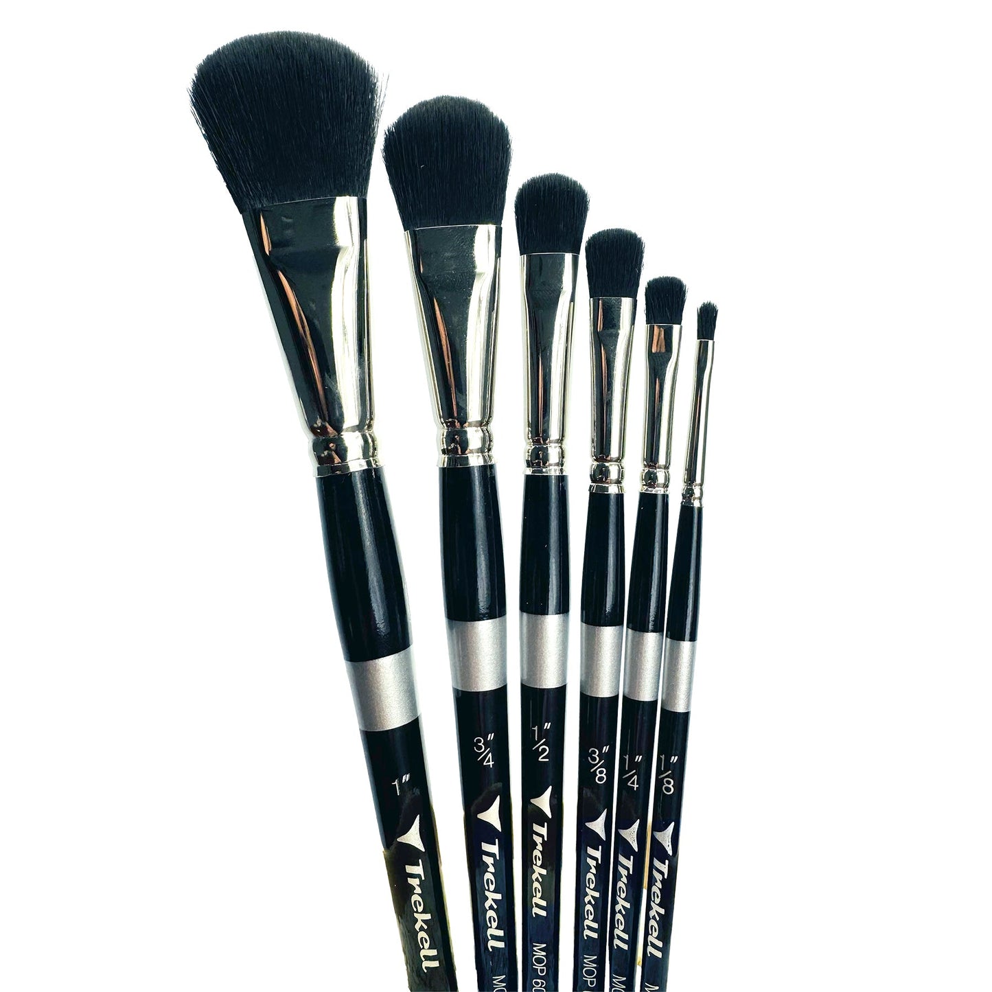 Trekell Oval Mop Complete Brush Set - Short Handle