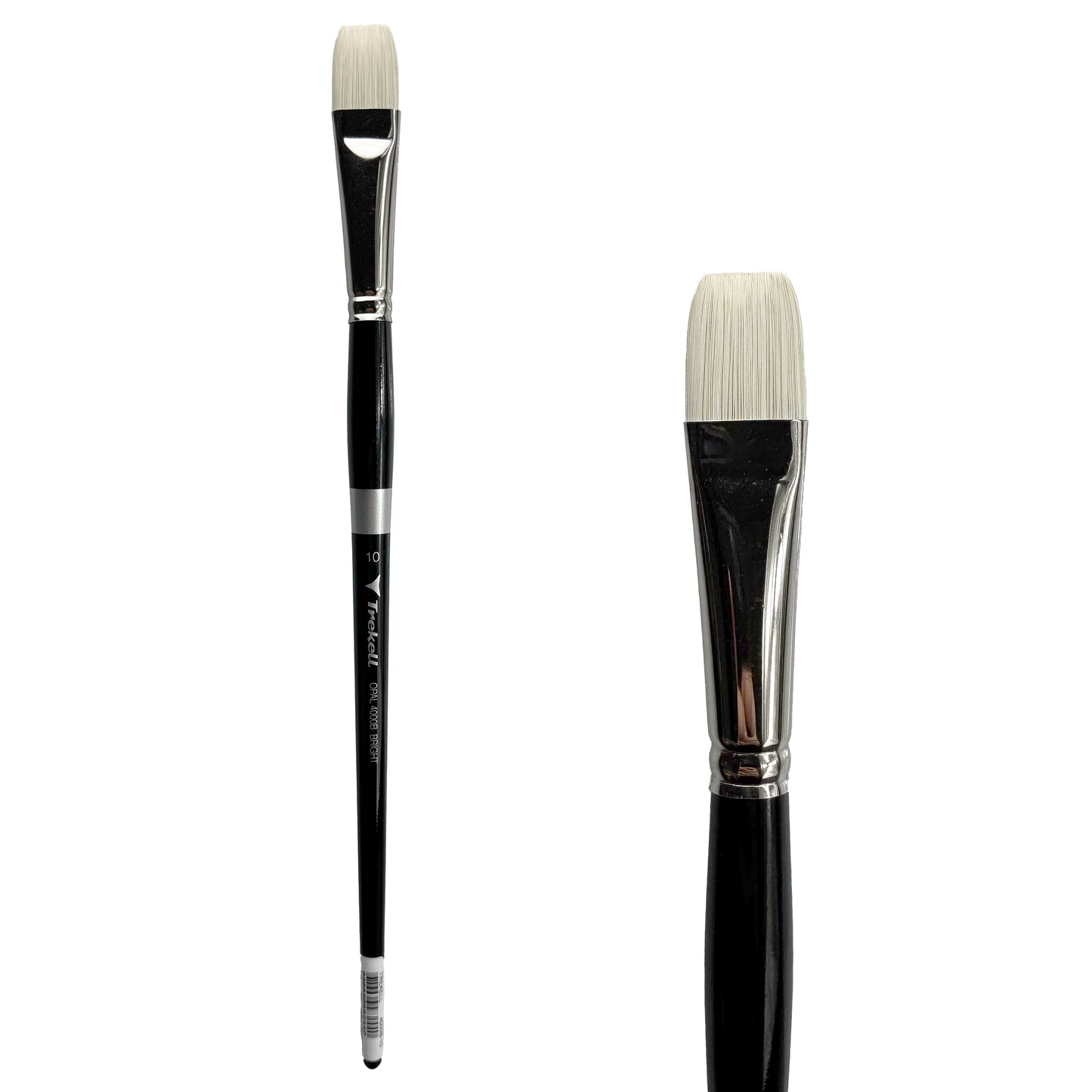 Trekell Opal #10 Bright Brush - Long Handle