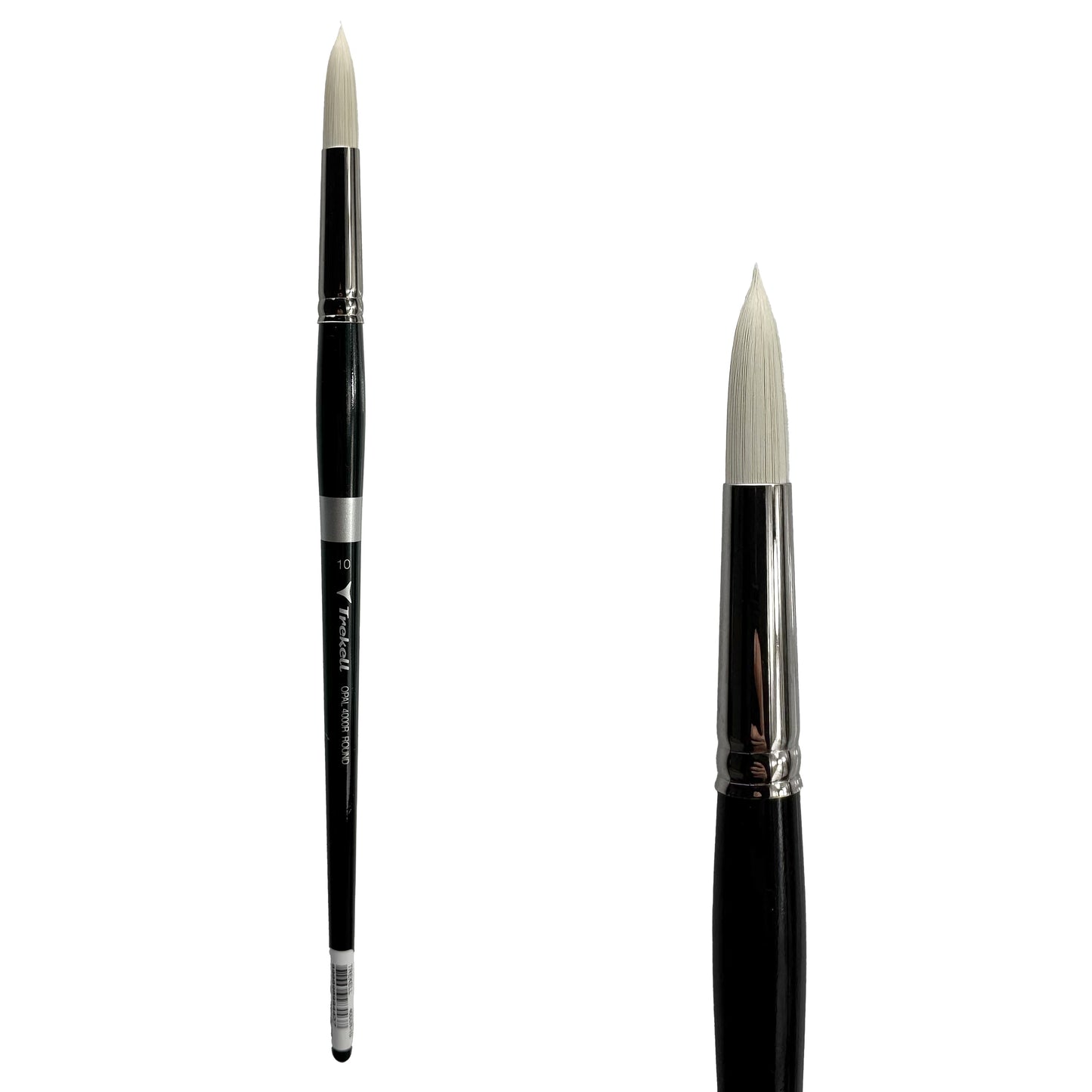 Trekell Opal #10 Round Brush - Long Handle