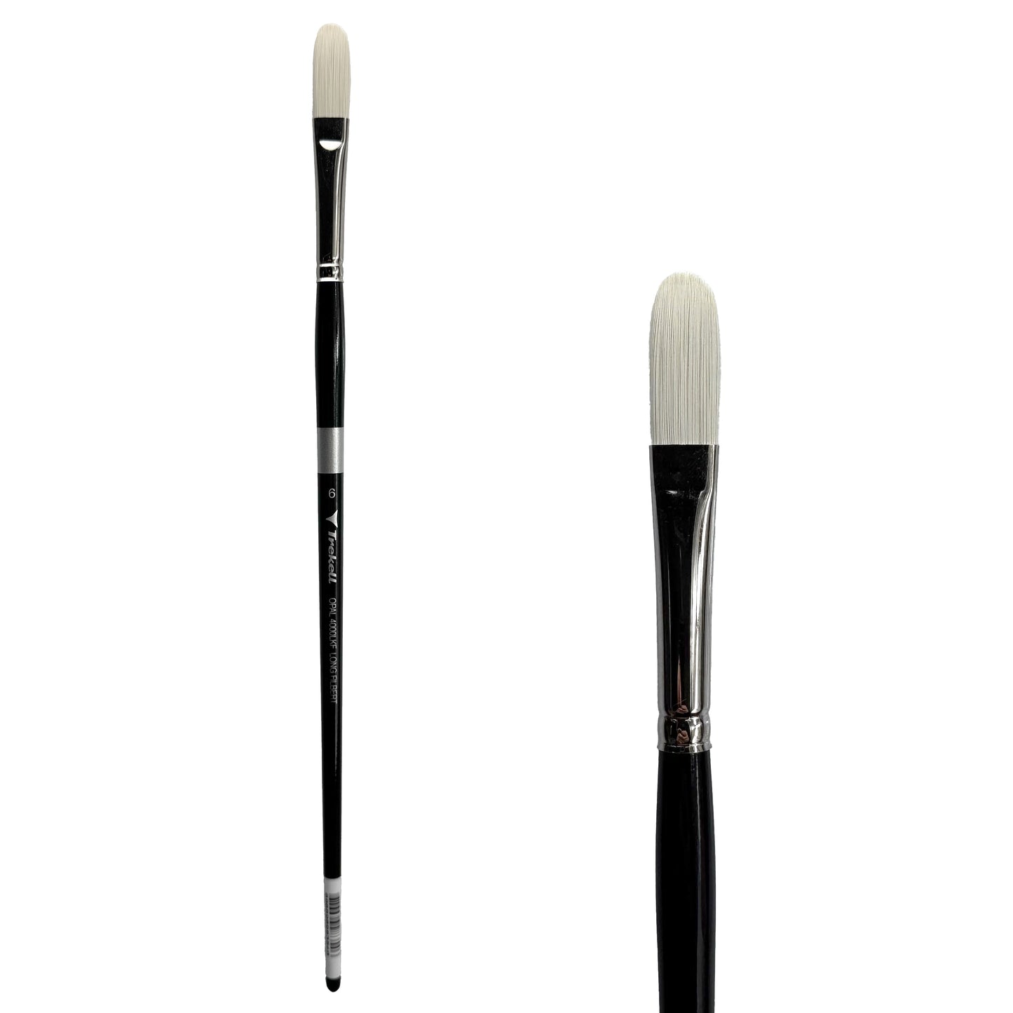 Trekell Opal #6 Long Filbert Brush - Long Handle
