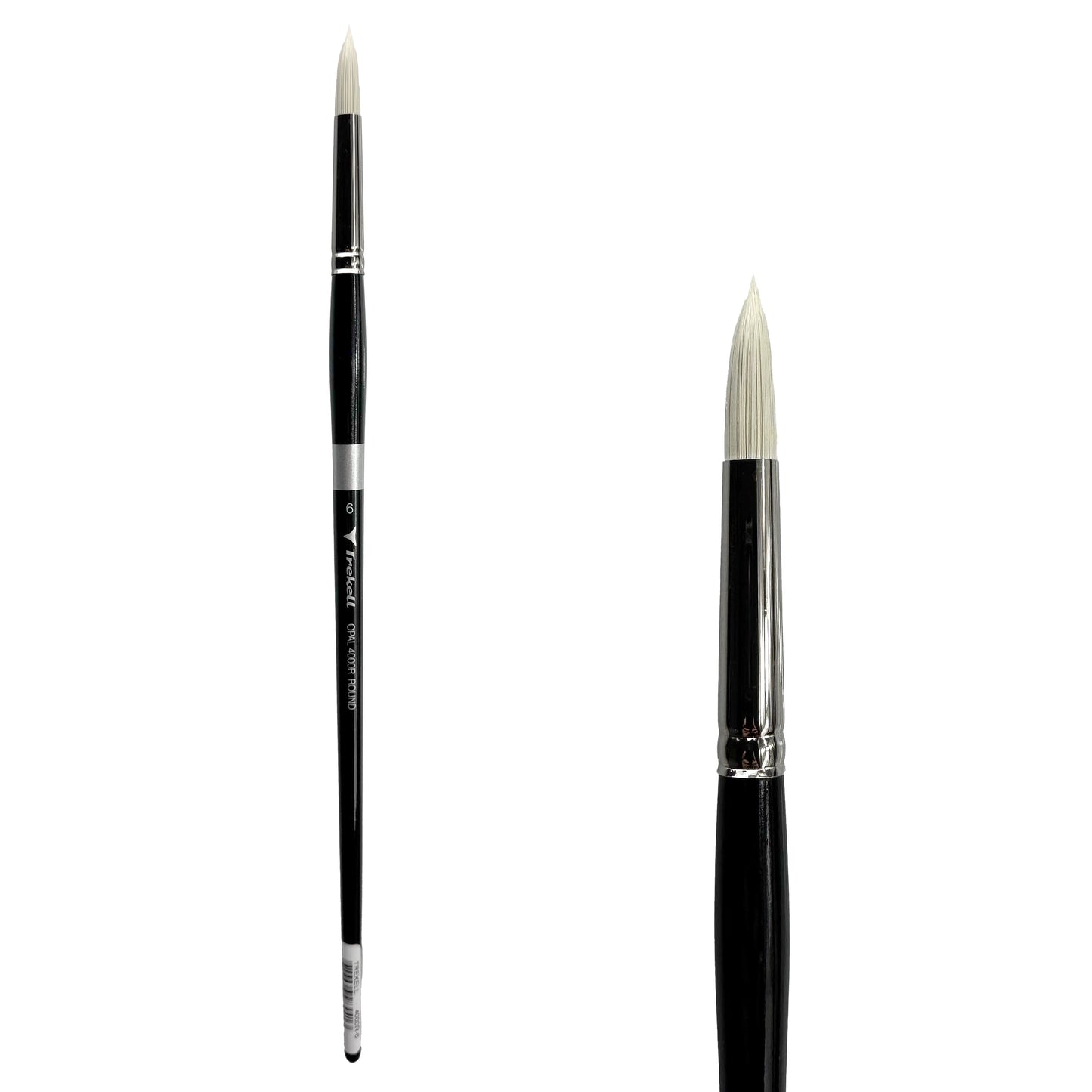 Trekell Opal #6 Round Brush - Long Handle