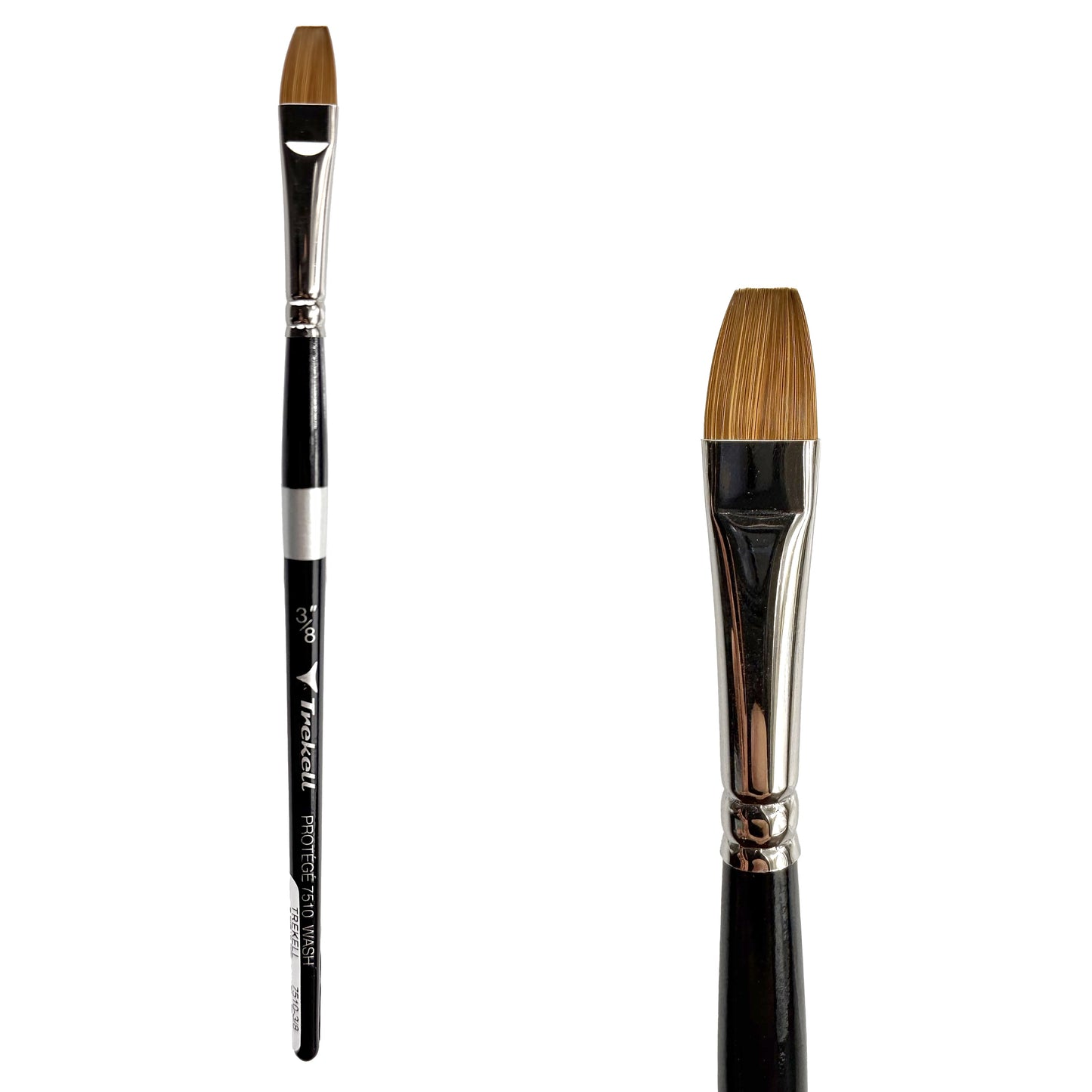 Trekell Protégé 3/8" Wash Brush - Short Handle