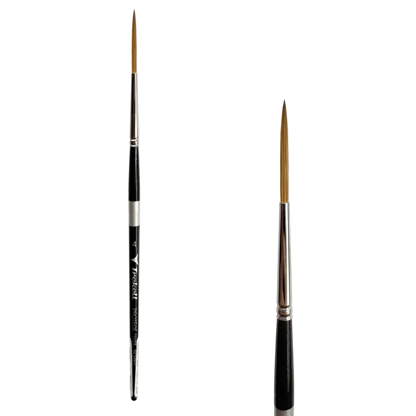 Trekell Protégé #4 Script/Rigger Brush - Short Handle