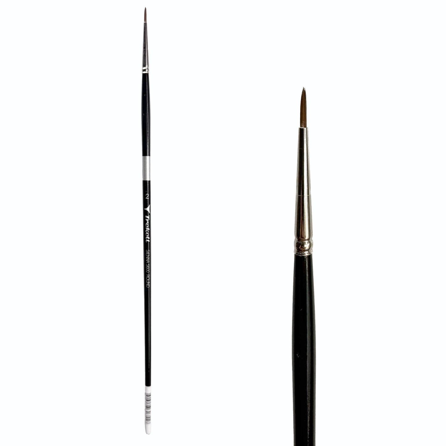 Trekell Sienna #2 Round Brush - Long Handle