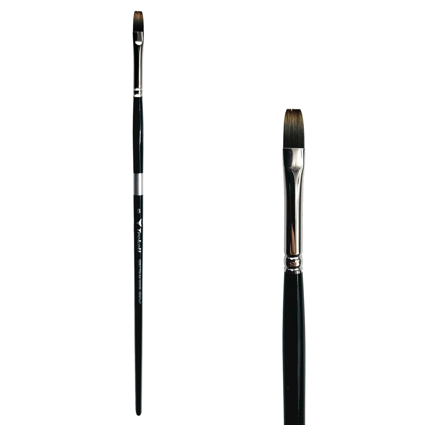 Trekell Spectrum #8 Bright Brush - Long Handle