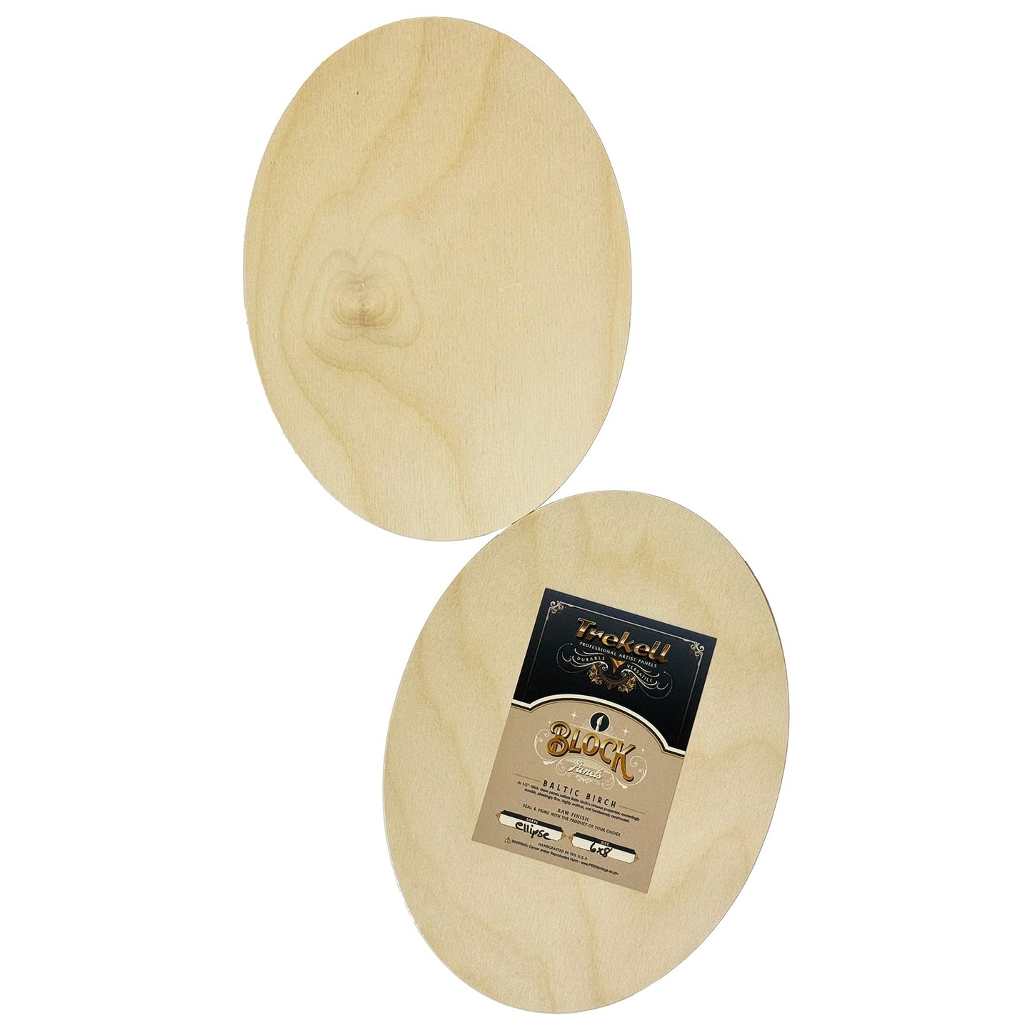 Trekell Imperfect 6" x 8" Oval Panel - 4 Pack