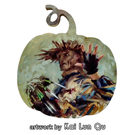 Trekell Pumpkin Panel - Wooden Painting Halloween Canvas