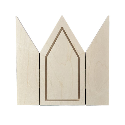 Trekell Gothic Spire Altar Floater Panel - Wooden Painting Canvas