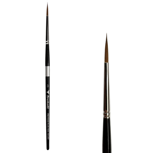 Trekell Protégé Plus #3 Round Brush - Short Handle
