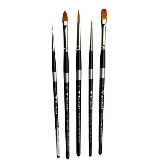 Trekell 5-Piece Minimal Brush Set