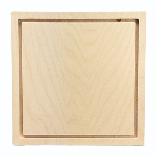 Trekell Floater Panel - Wooden Canvas + Frame - 8" x 8"
