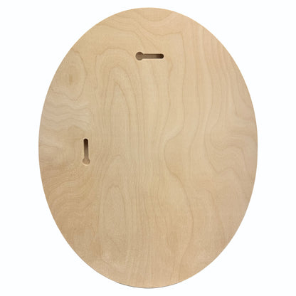Trekell  Oval Floater Panel - Oval Wooden Canvas + Frame - 9" x 12"