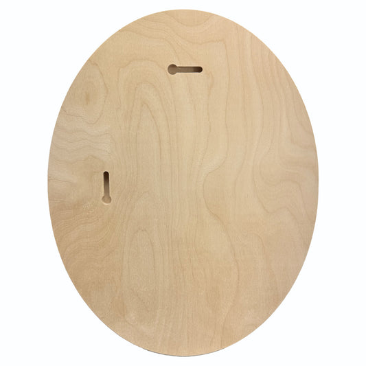 Trekell  Oval Floater Panel - Oval Wooden Canvas + Frame - 9" x 12"