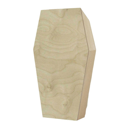 Trekell Coffin Cradled Panel - Wooden Painting Halloween Canvas