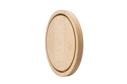 Trekell Oval Floater Panel - Wooden Canvas + Frame