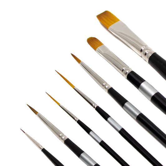 Trekell 7-Piece Brush Set for All Media