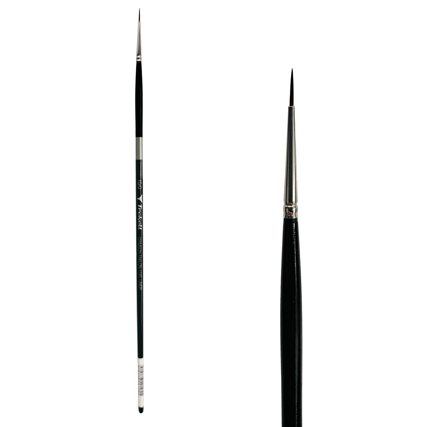 Trekell Crimson Taklon #10/0 Liner Brush - Long Handle