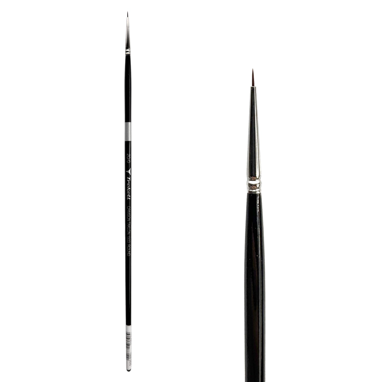 Trekell Crimson Taklon #20/0 Round Brush - Long Handle