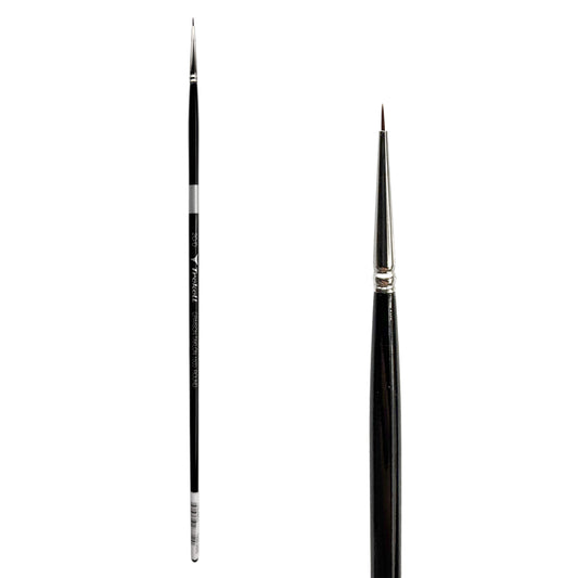 Trekell Crimson Taklon #20/0 Round Brush - Long Handle