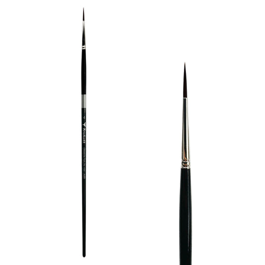 Trekell Crimson Taklon #4 Liner Brush - Long Handle
