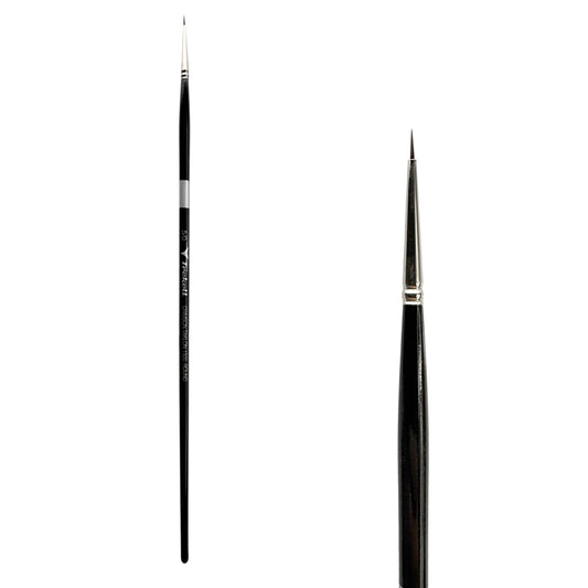 Trekell Crimson Taklon #5/0 Round Brush - Long Handle