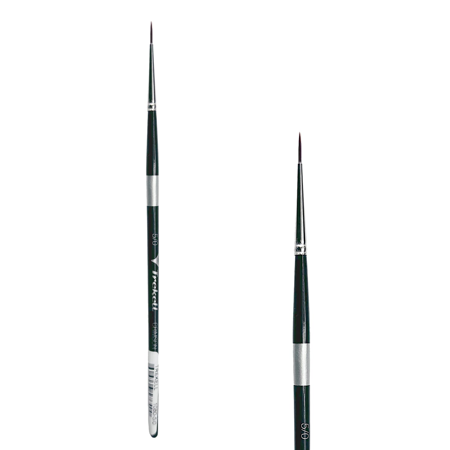 Trekell Crimson Taklon #5/0 Liner Brush - Short Handle