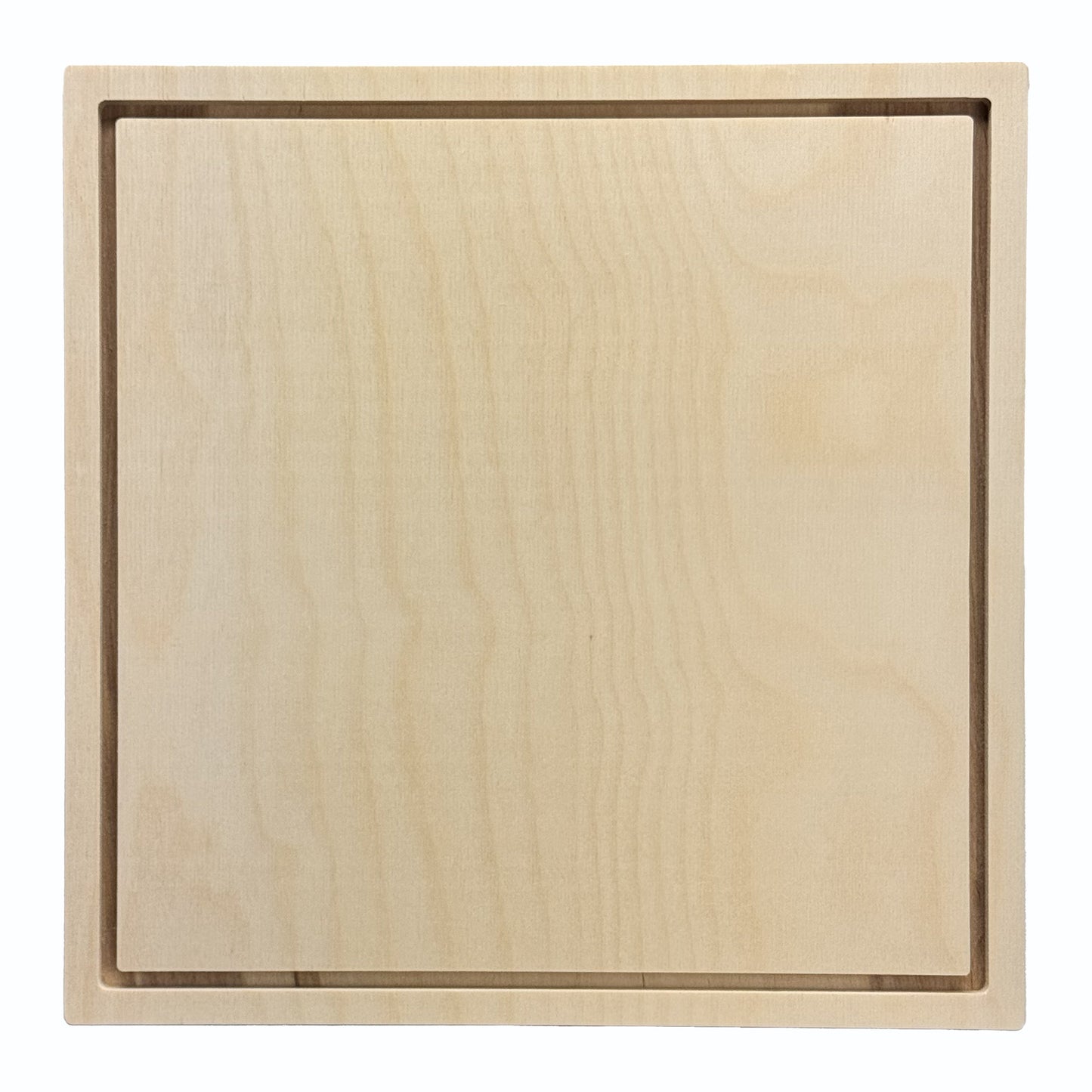 Trekell Floater Panel - Wooden Canvas + Frame - 12" x 12"
