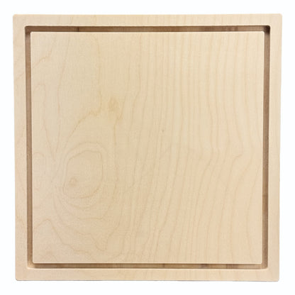 Trekell Floater Panel - Wooden Canvas + Frame - 10" x 10"