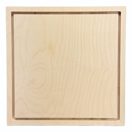 Trekell Floater Panel - Wooden Canvas + Frame - 10" x 10"