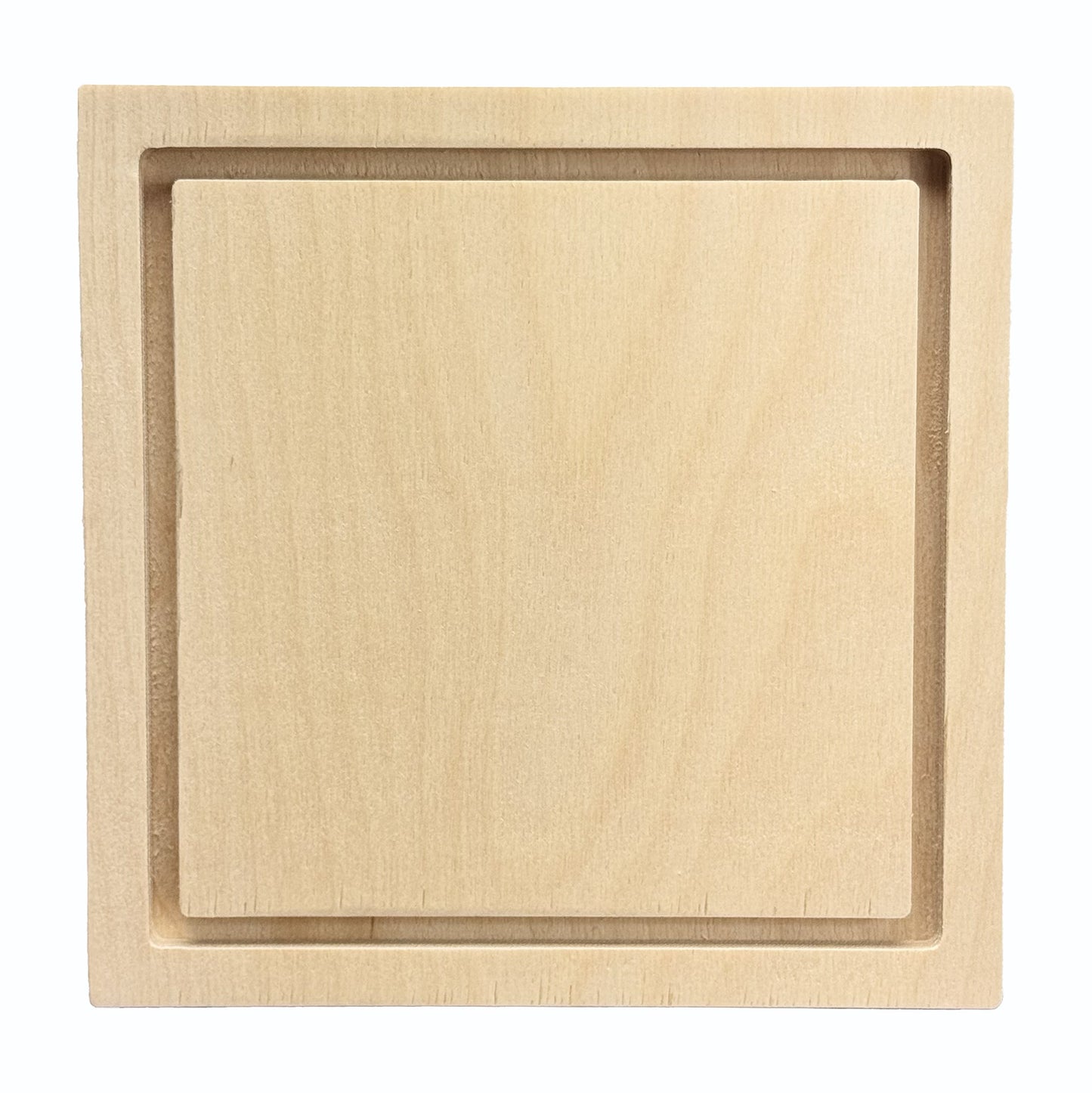 Trekell Floater Panel - Wooden Canvas + Frame - 6" x 6"