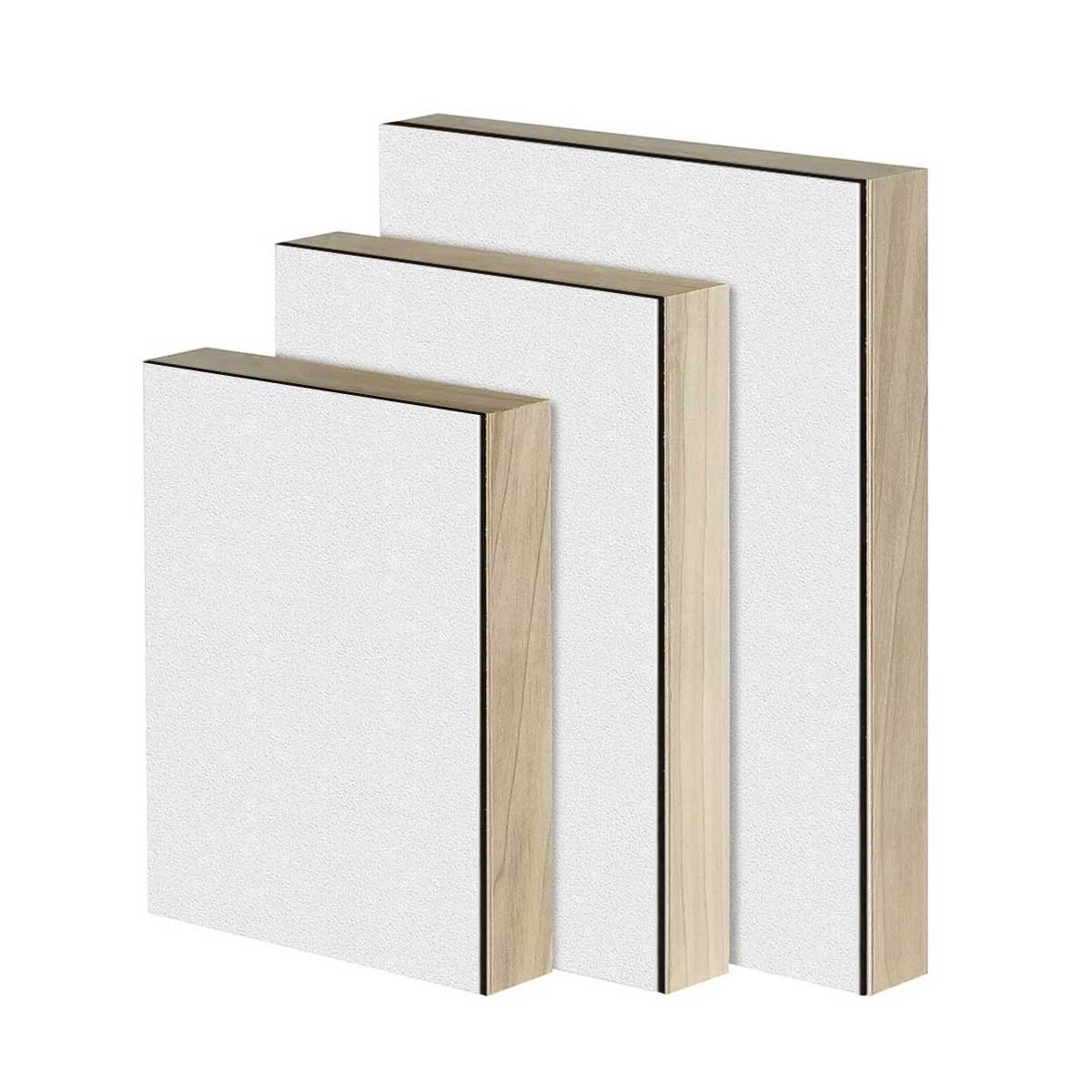 Trekell Gesso Primed Hardboard Panel - 1 5/8" Gallery Profile - 11" x 14"