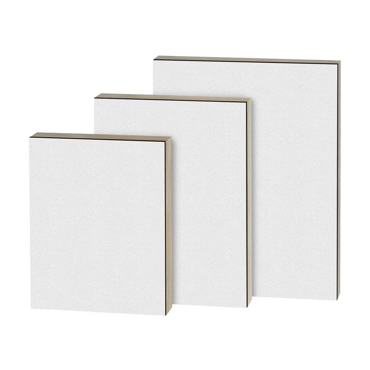 Trekell Gesso Primed Hardboard Panel - 7/8" Traditional Profile - 12" x 16"