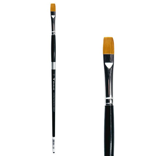Trekell Golden Taklon #10 Bright Brush -  Long Handle