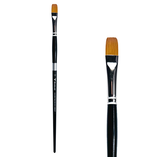 Trekell Golden Taklon #12 Bright Brush -  Long Handle