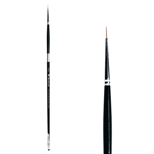 Trekell Golden Taklon #20/0 Liner Brush -  Long Handle