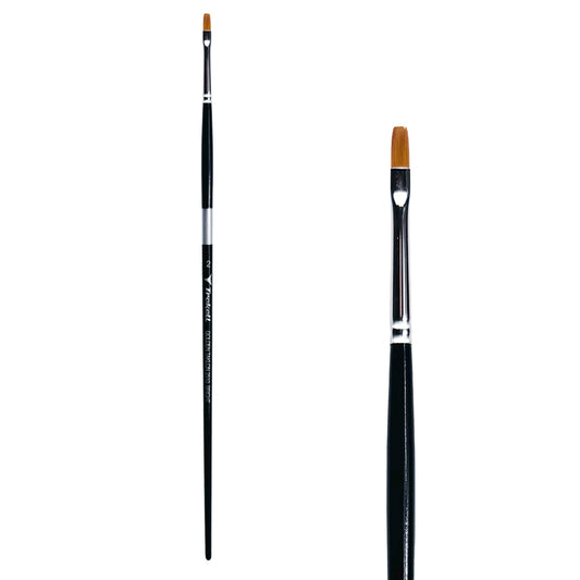 Trekell Golden Taklon #2 Bright Brush -  Long Handle