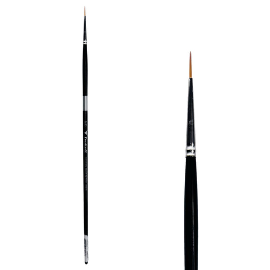 Trekell Golden Taklon #5/0 Liner Brush -  Long Handle