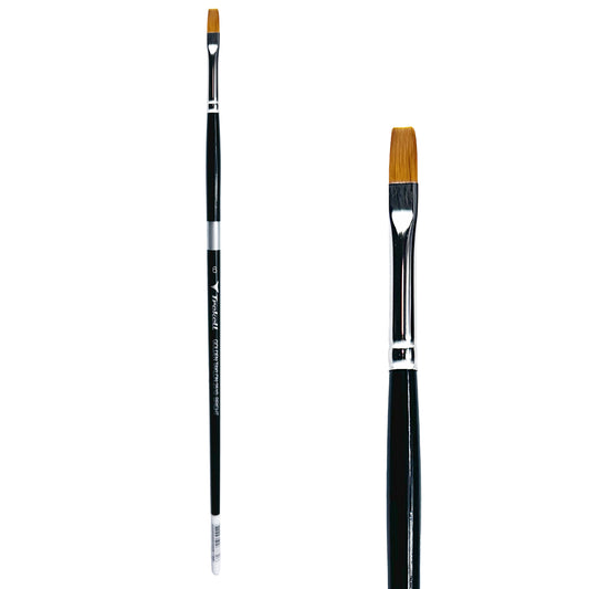 Trekell Golden Taklon #6 Bright Brush -  Long Handle
