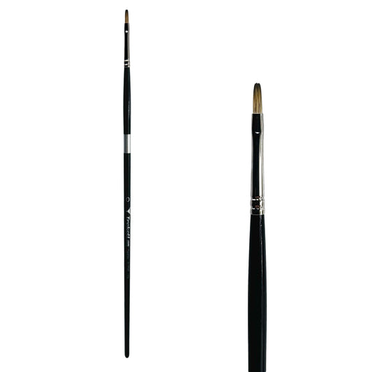 Trekell Legion #0 Filbert Brush - Long Handle