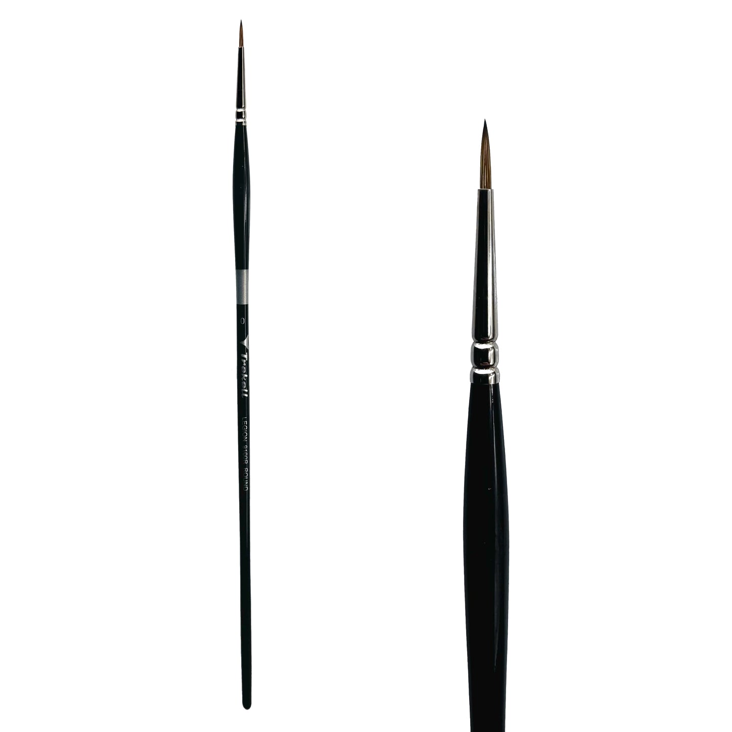 Trekell Legion #0 Round Brush - Long Handle