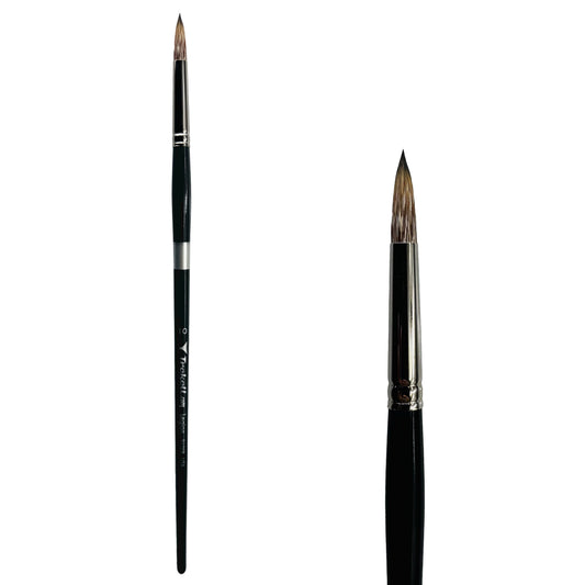 Trekell Legion #10 Round Brush - Long Handle