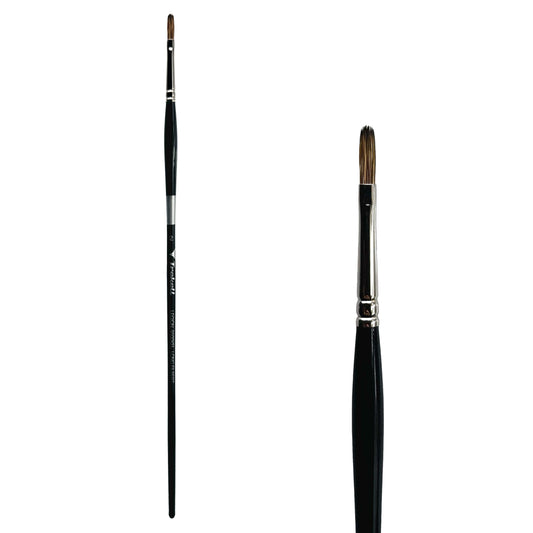 Trekell Legion #2 Long Filbert Brush - Long Handle