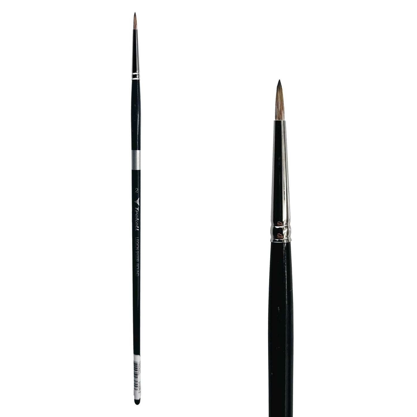 Trekell Legion #2 Round Brush - Long Handle