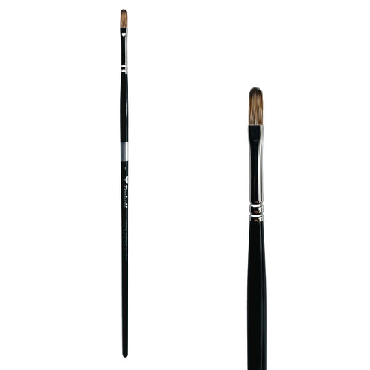 Trekell Legion #4 Filbert Brush - Long Handle